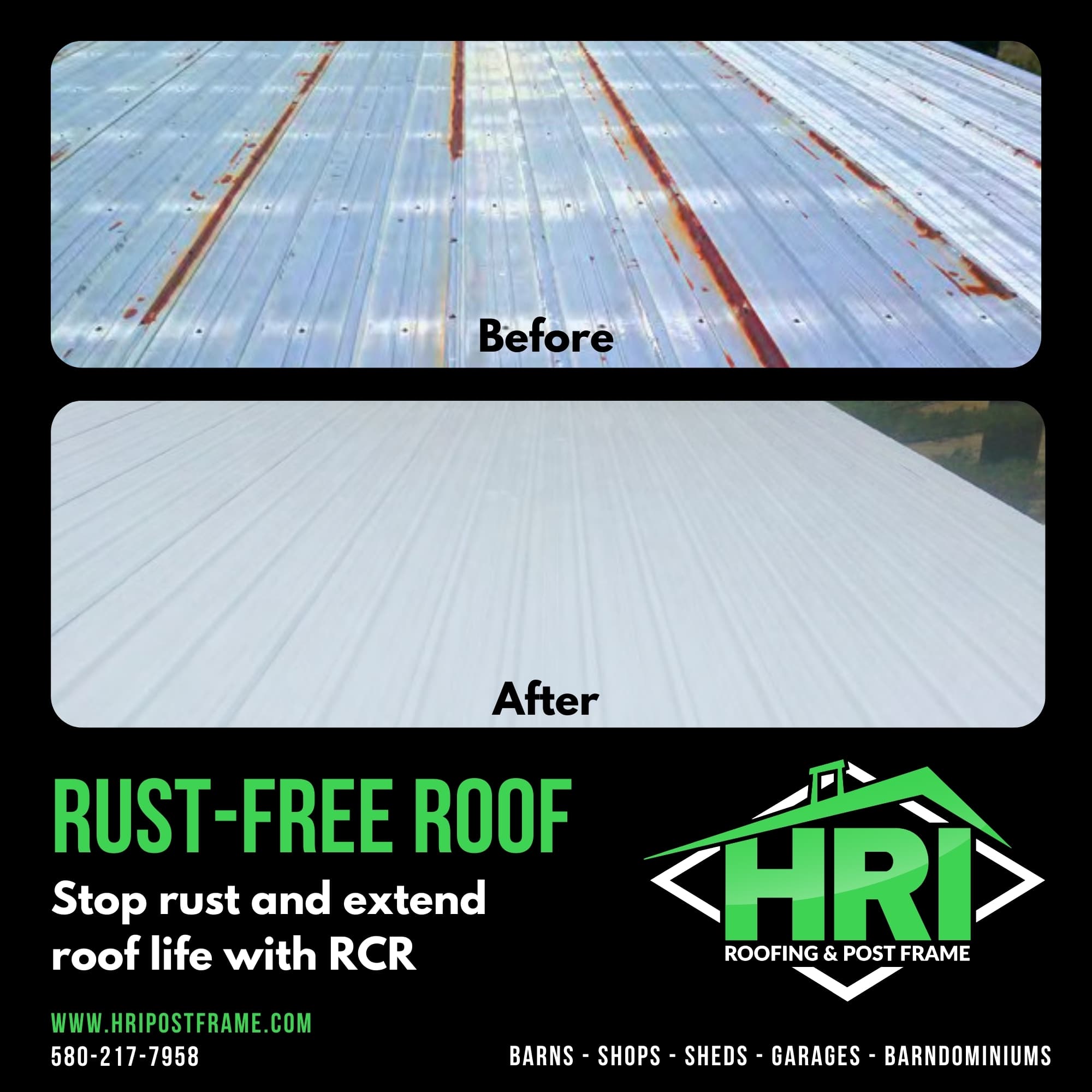 Stop Rust in Its Tracks with HRI’s Silicone Roof Coating Restoration