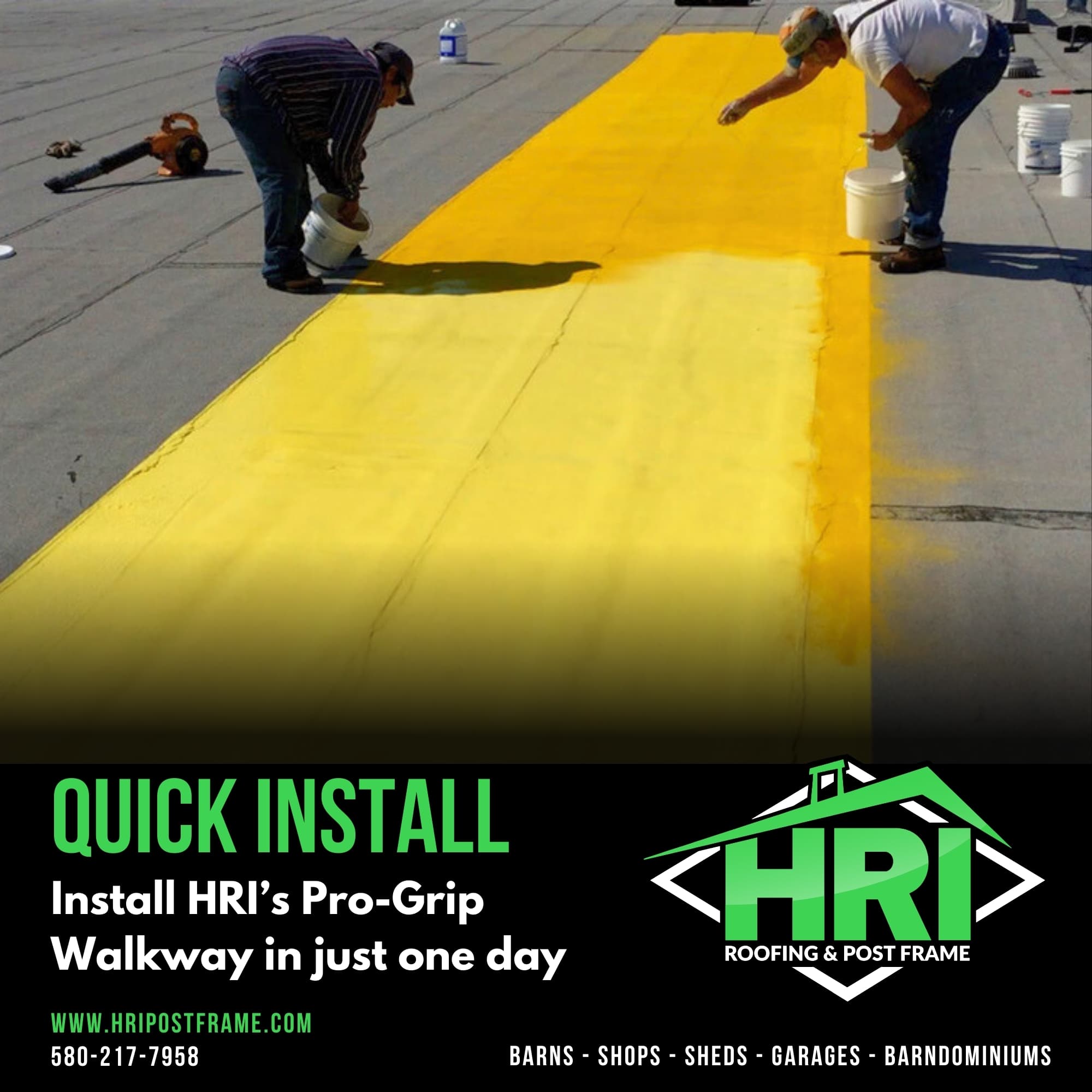 Get Durable, Non-Skid Walkways Installed in a Day with HRI’s Pro-Grip System