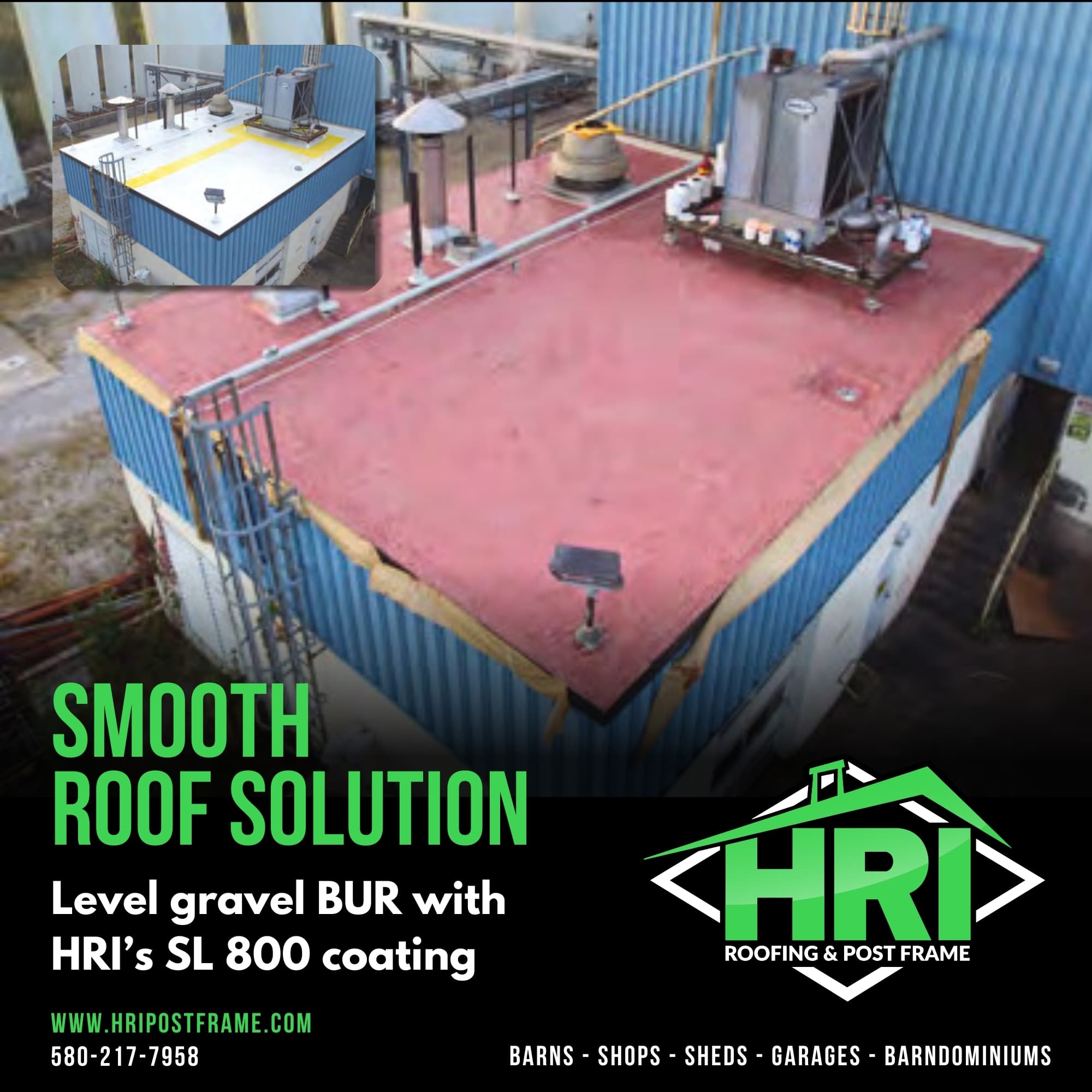 Transform Your Gravel BUR Roof with HRI’s Pro-Level SL 800