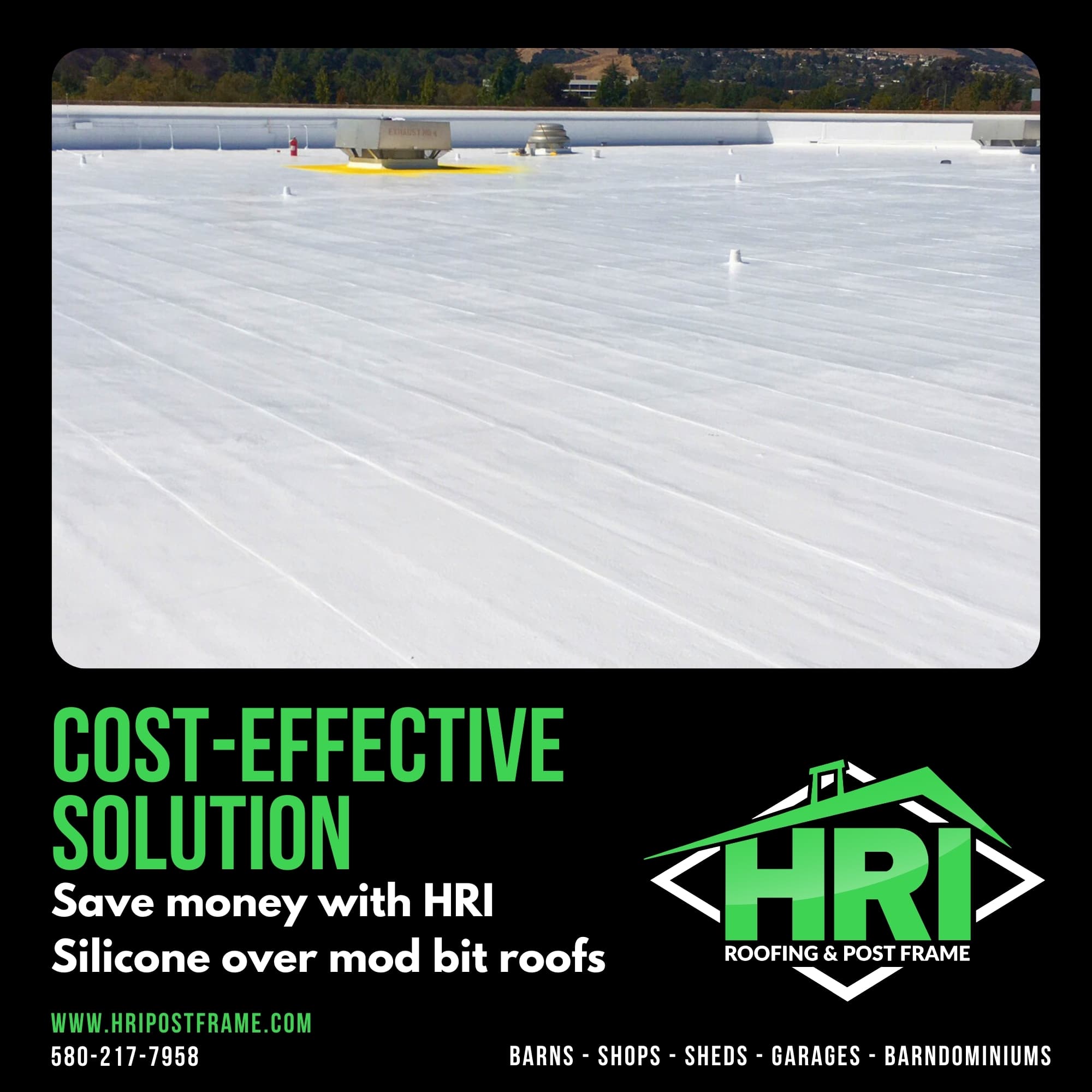 Save Money and Protect the Environment with HRI’s Silicone Roof Coating Restoration